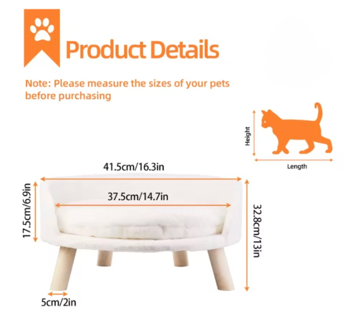 The Cleo Lounge Chair™ - Warm Plush Chair with Wooden Legs