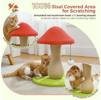 Shroom Scratch™ - The Ultimate Stylish Scratching Tree for Your Cat